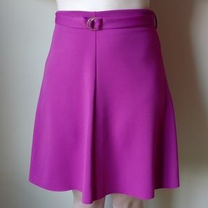 Worthington Purple Skater Skirt